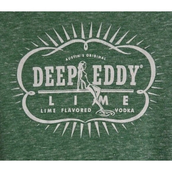 Deep Eddy Vodka Day Drink T-shirt Mens Size 2X XXL Light Green Soft Threadfast - Picture 4 of 10
